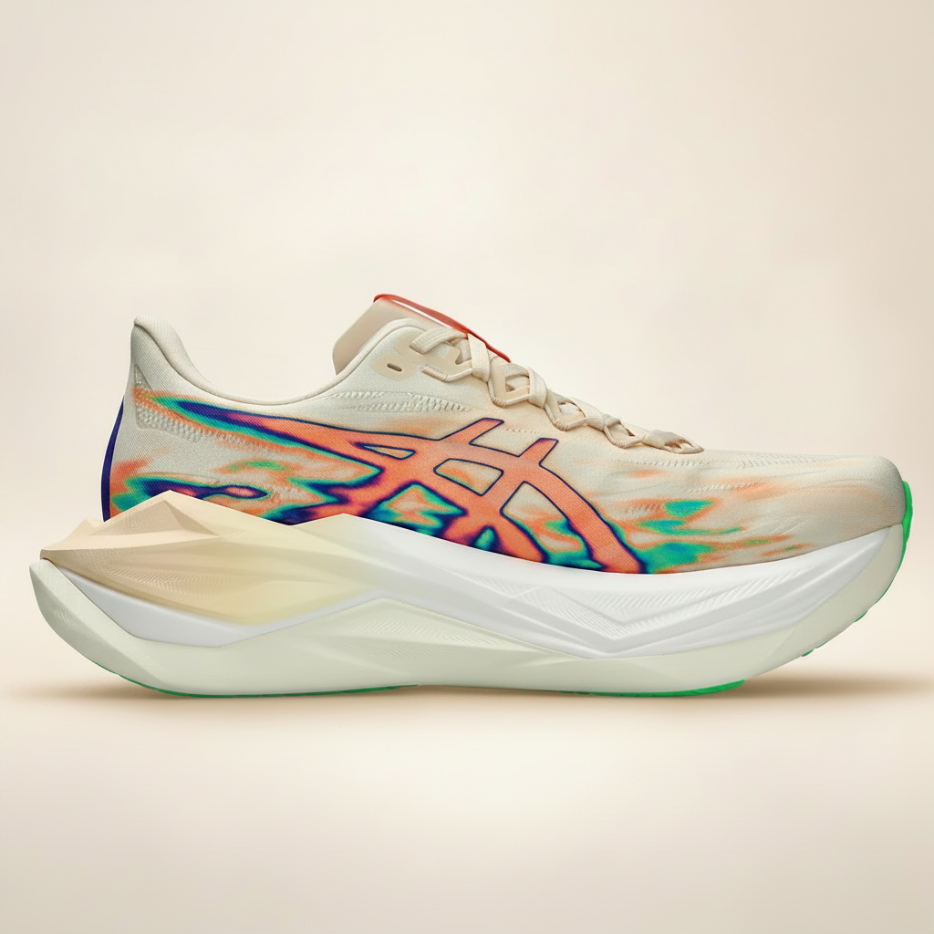 ASICS Superblast 3 Cream/Coral – side view