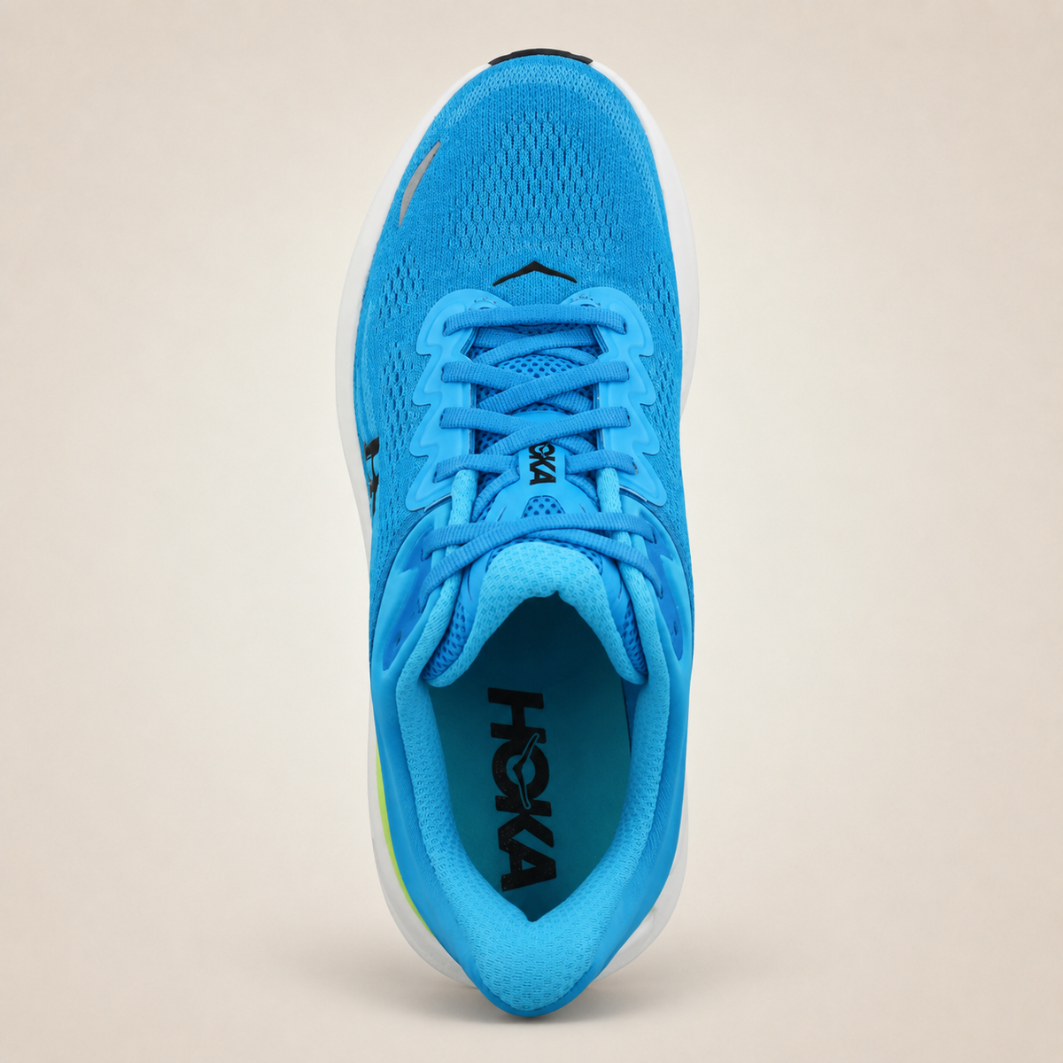 Men’s Blue HOKA Bondi 9 — top view