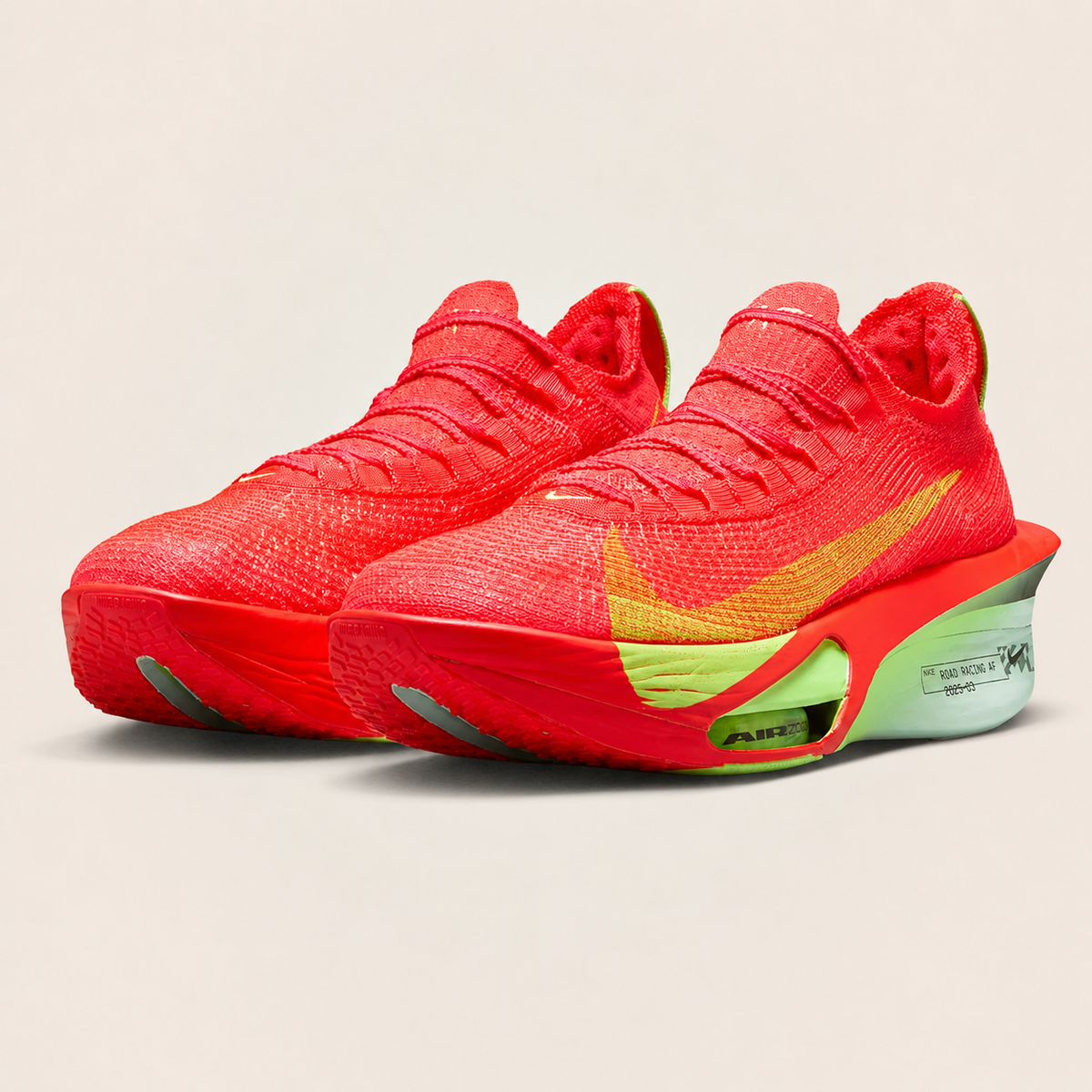 Nike Alphafly 3 Red-pair studio view