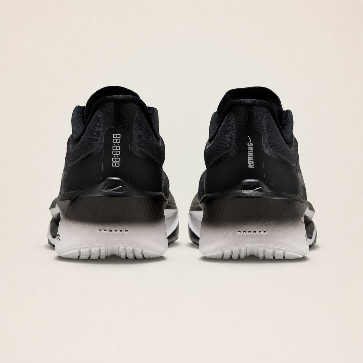 Nike Zoom Fly 6 Black — rear studio view