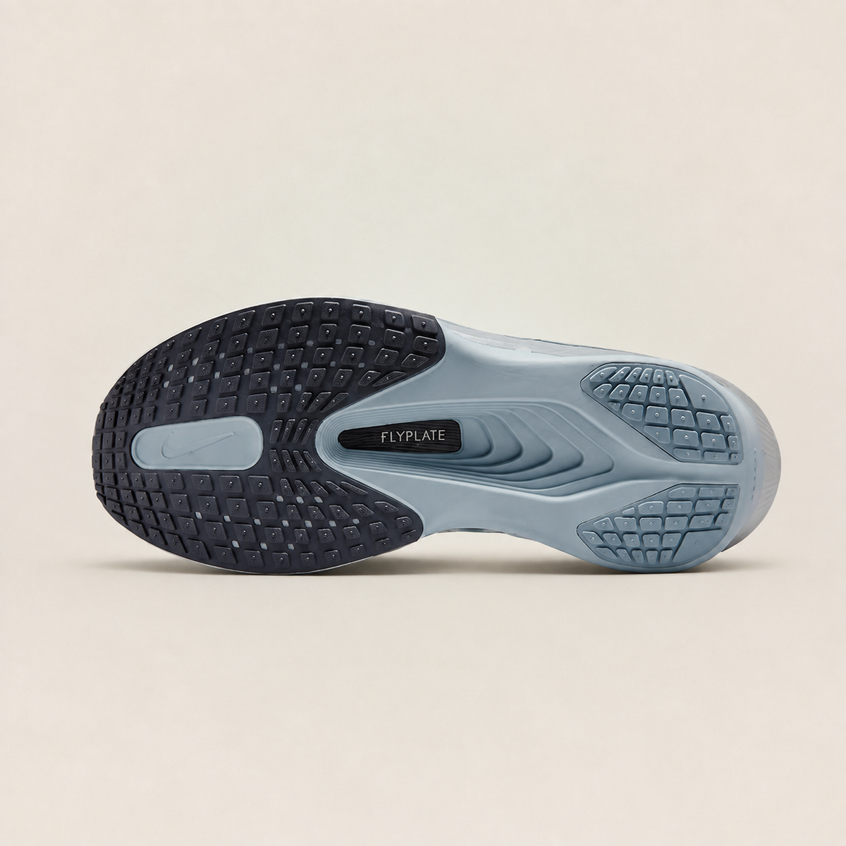 Nike Zoom Fly 6 White — outsole studio view
