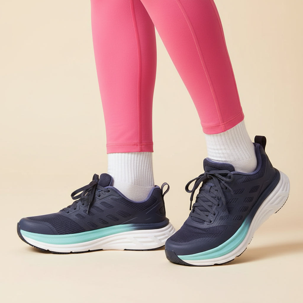 NORTIV 8 Women’s Shoes in Navy — breathable upper detail