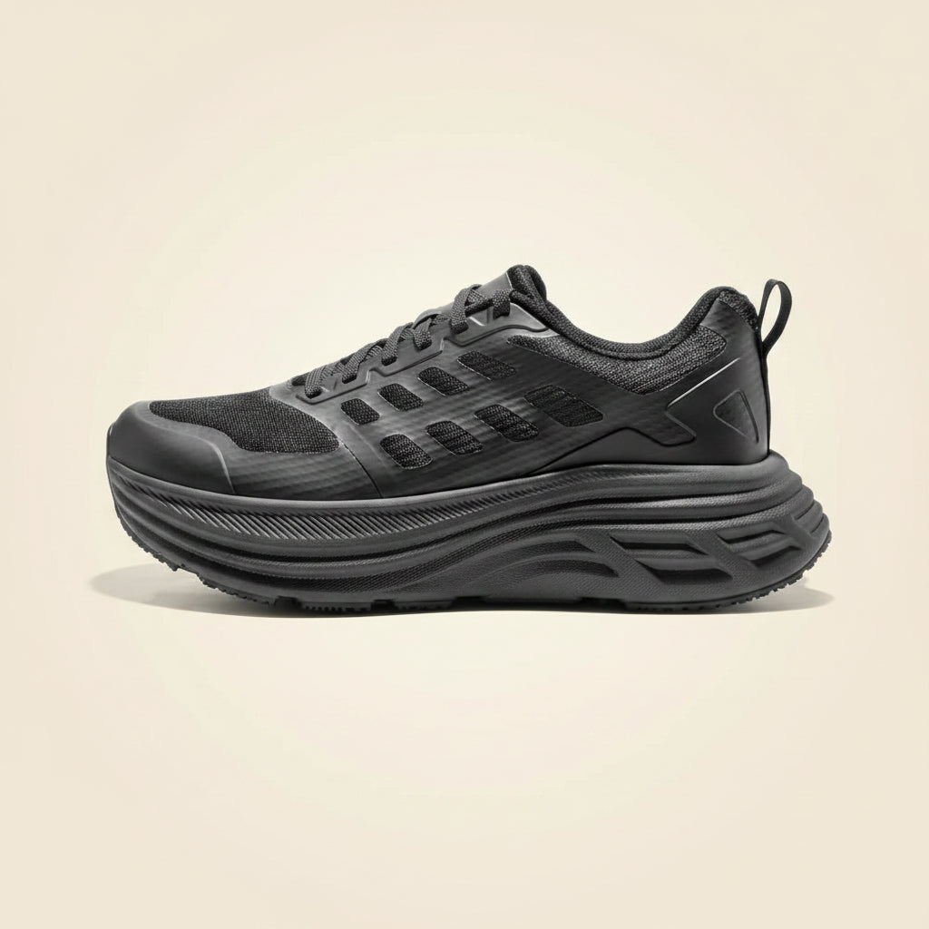 NORTIV 8 Women’s Shoes in Black — TPU upper support detail