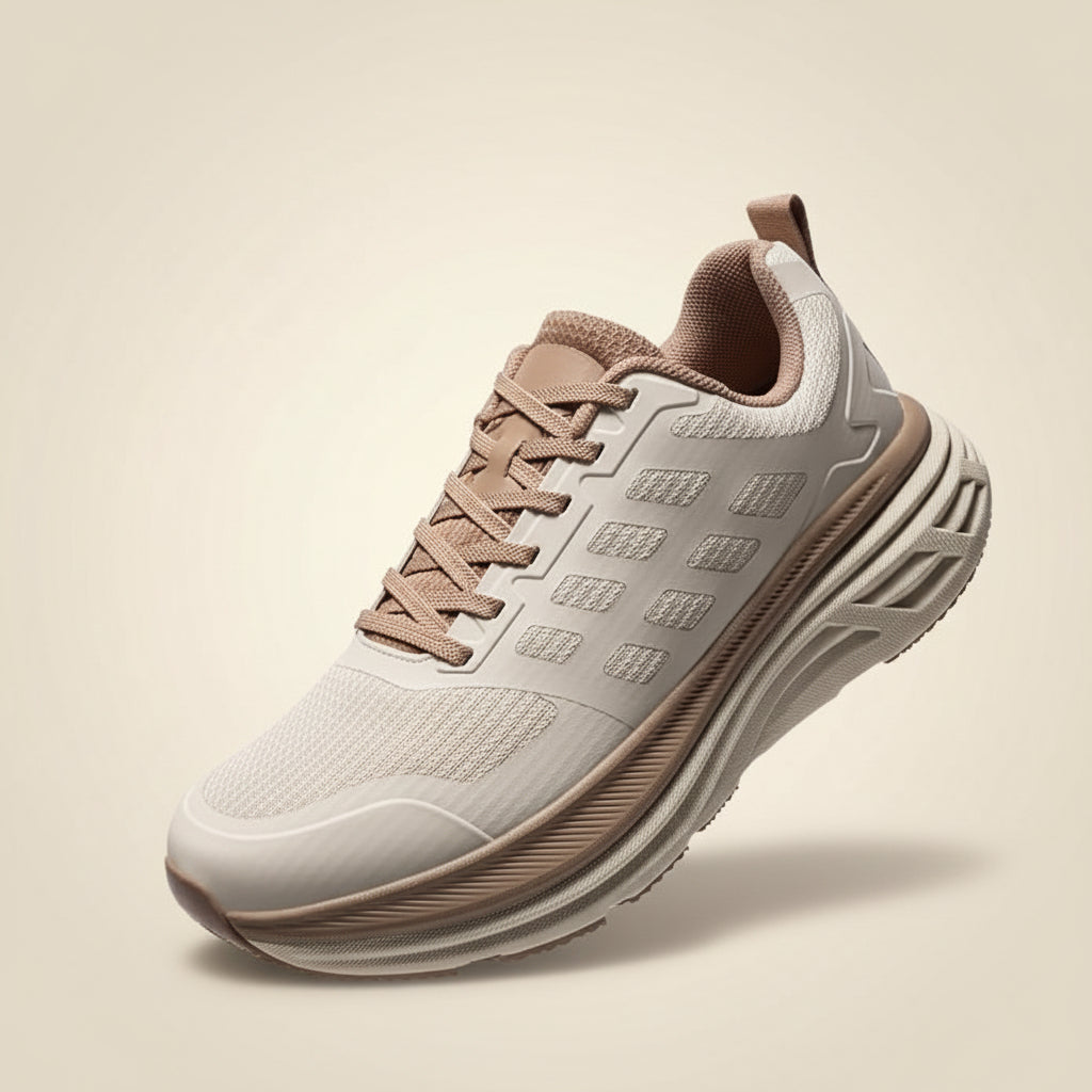 NORTIV 8 Women’s Shoes in Brown — breathable upper detail
