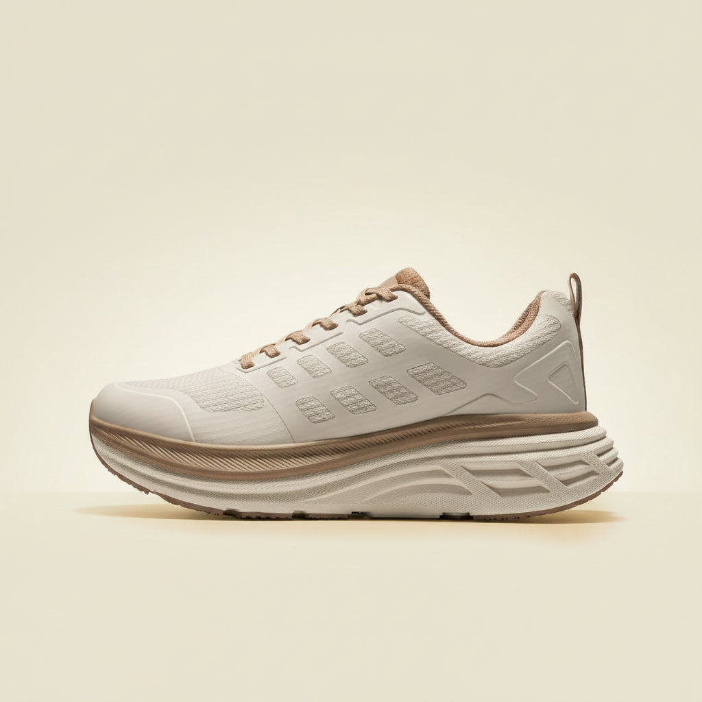 NORTIV 8 Women’s Shoes in Brown — TPU upper support detail