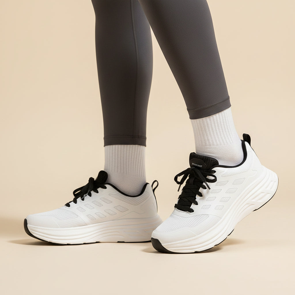 NORTIV 8 Women’s Shoes in White — outdoor side view