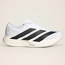 Adidas Adizero EVO SL White — lateral side view on studio background