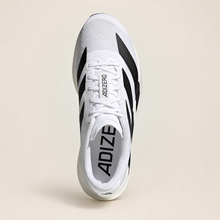 Adidas Adizero EVO SL White — top view on studio background