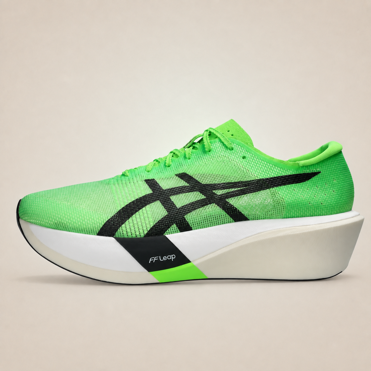 ASICS Metaspeed Edge Tokyo Green Gecko — side studio view