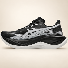 ASICS Superblast 3 Black/Silver — medial studio view