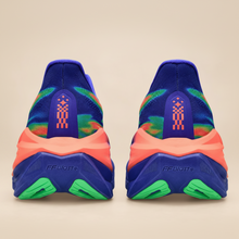 ASICS Superblast 3 Blue/Coral — heel studio view