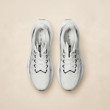 ASICS Superblast 3 White/Black — top studio view